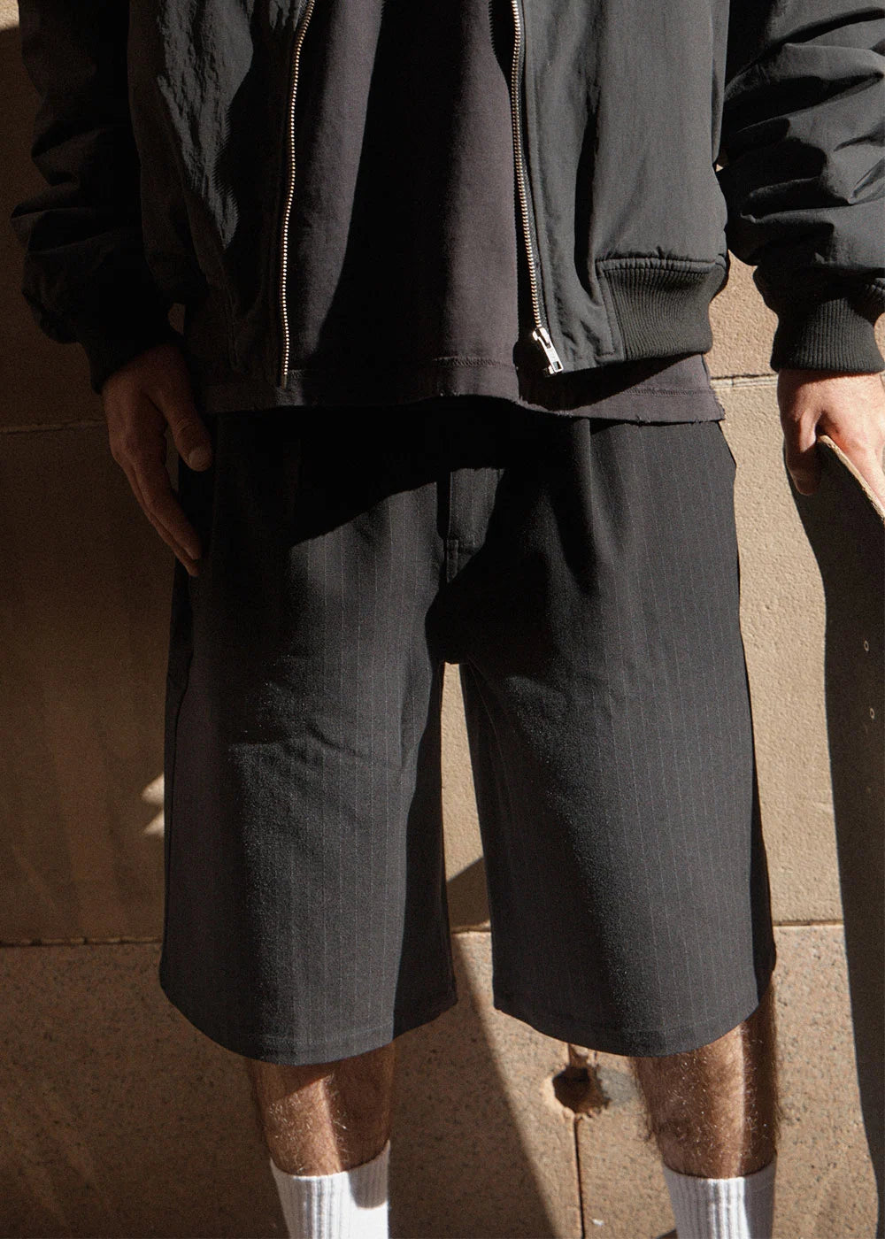 Afends Business Baggy Pleated Short 24"
