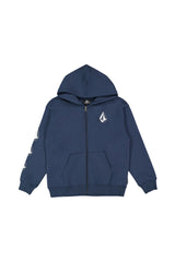 Volcom Boys (8-16) Iconic Stone Zip Up Hoodie