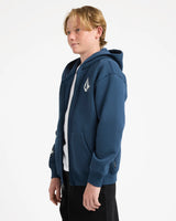 Volcom Boys (8-16) Iconic Stone Zip Up Hoodie