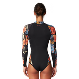 O'Neill Womens Bahia 2mm Front Zip Long Sleeve Cheeky Springsuit