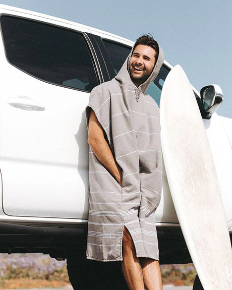 Sand Cloud Classic Stripe Hooded Poncho