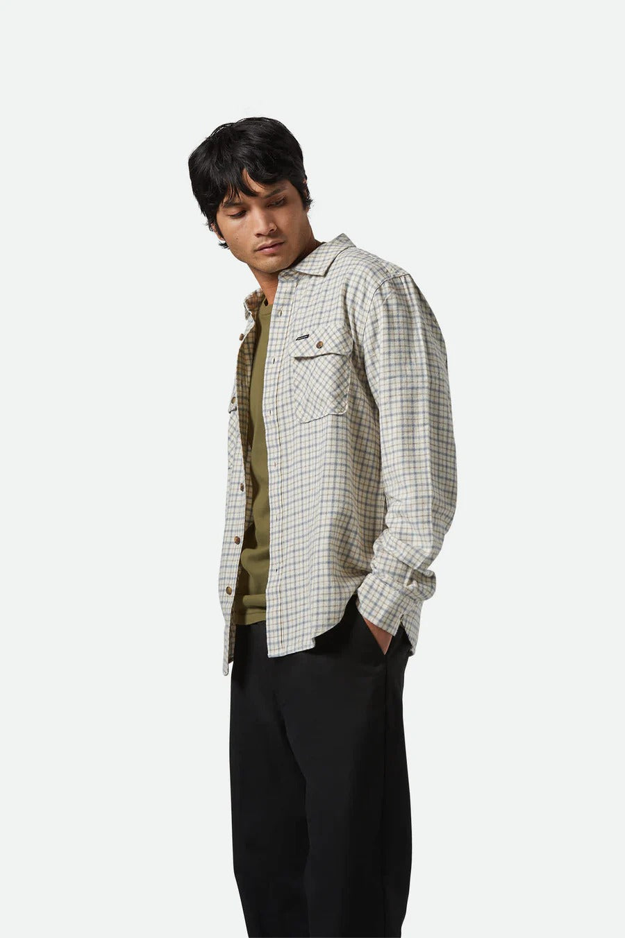 Brixton Bowery Lightweight Ultra Soft L/S Flannel