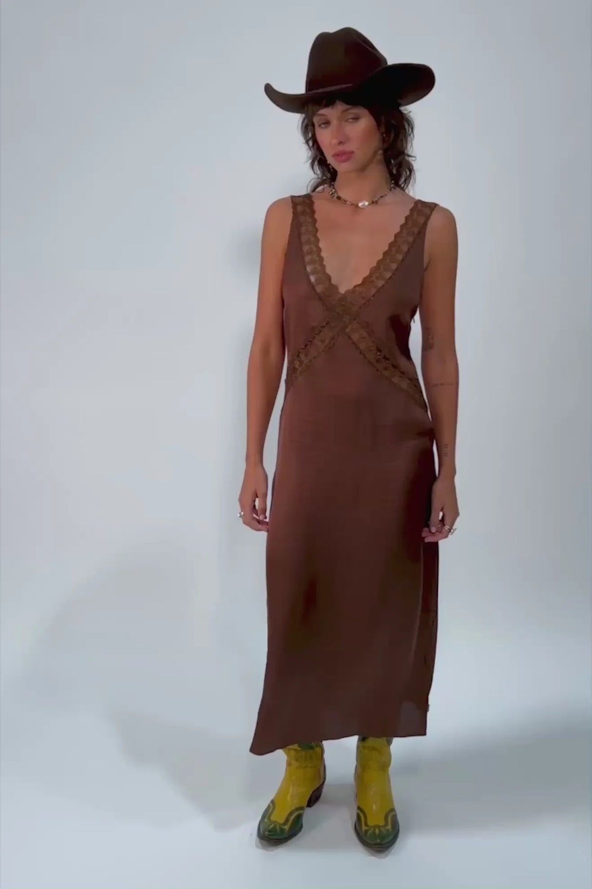 Brixton Womens The Ridge Slip Dress