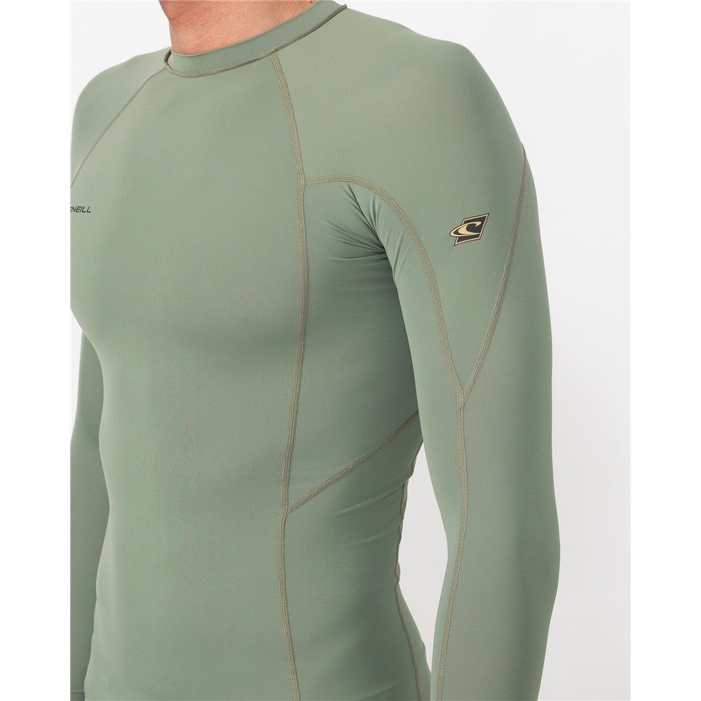 O'Neill Mens HyperFreak Skins Long Sleeve Rashguard