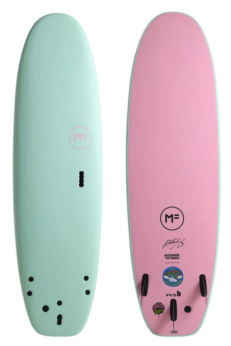 Mick Fanning Softboards Supersoft Double Rainbow Softboard - Fins Included
