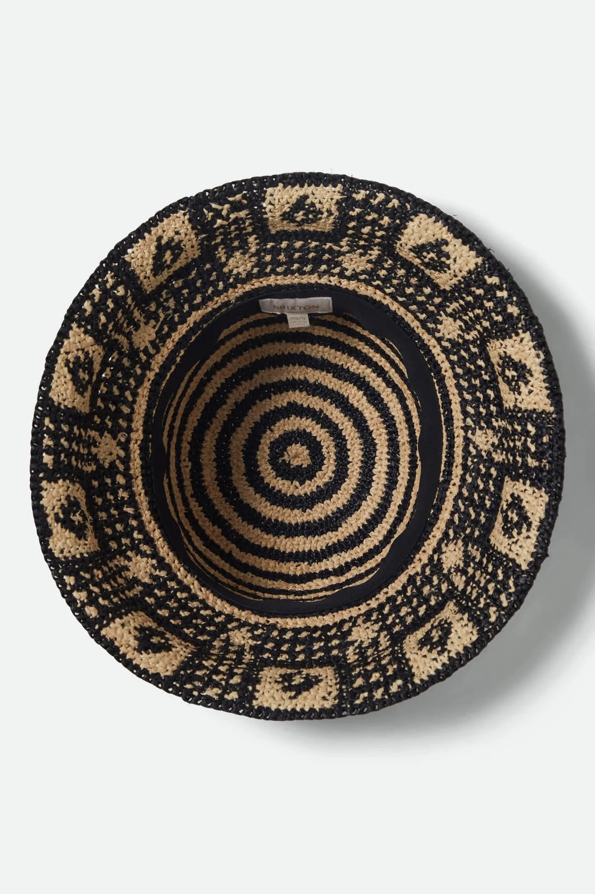 Brixton Redding Packable Straw Bucket Hat