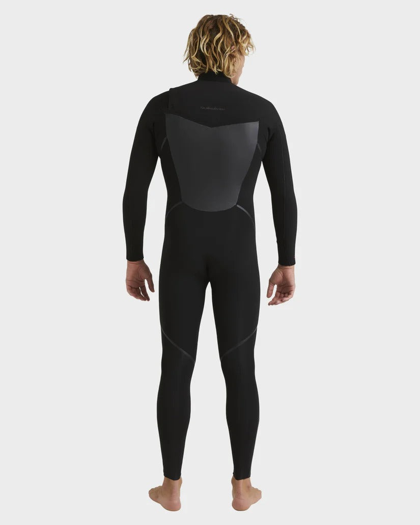 Quiksilver Mens 4/3mm Marathon Sessions Chest Zip Wetsuit