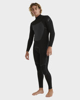 Quiksilver Mens 4/3mm Marathon Sessions Chest Zip Wetsuit