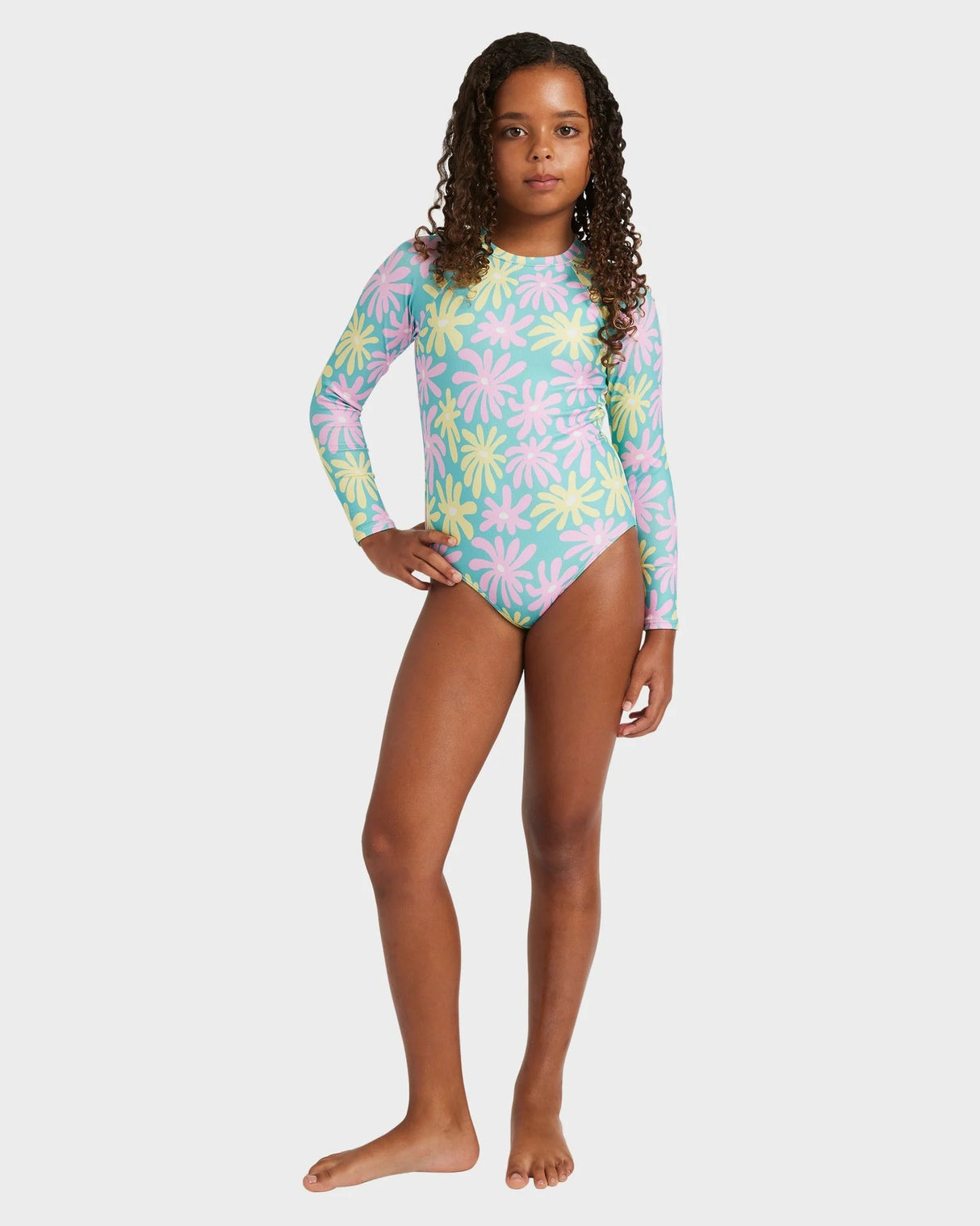 ROXY Girls (8-16) Flower Lover One Piece Rash Vest
