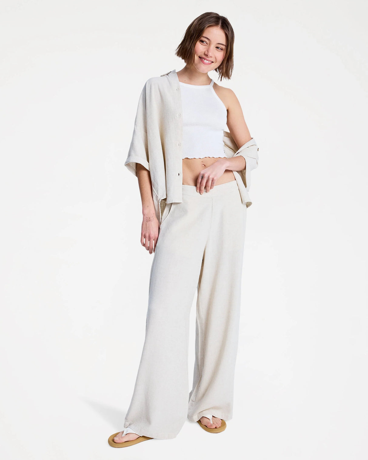 ROXY Womens Midnight Avenue Solid Pants