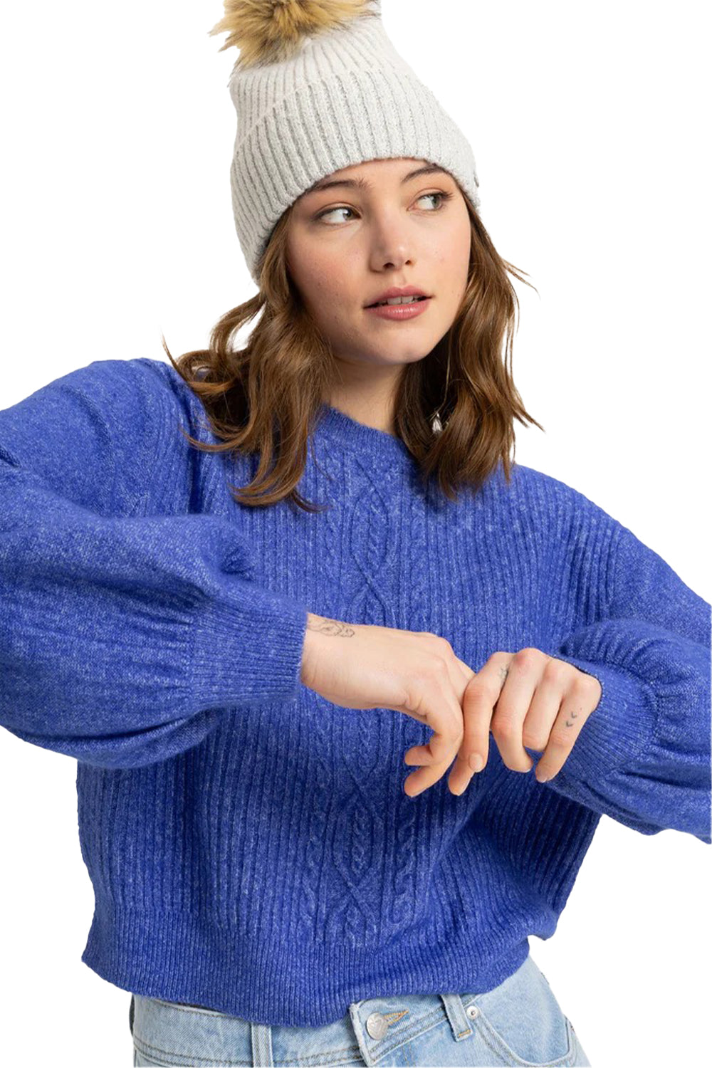 ROXY Womens Vip Cozy Lounge Crew Neck