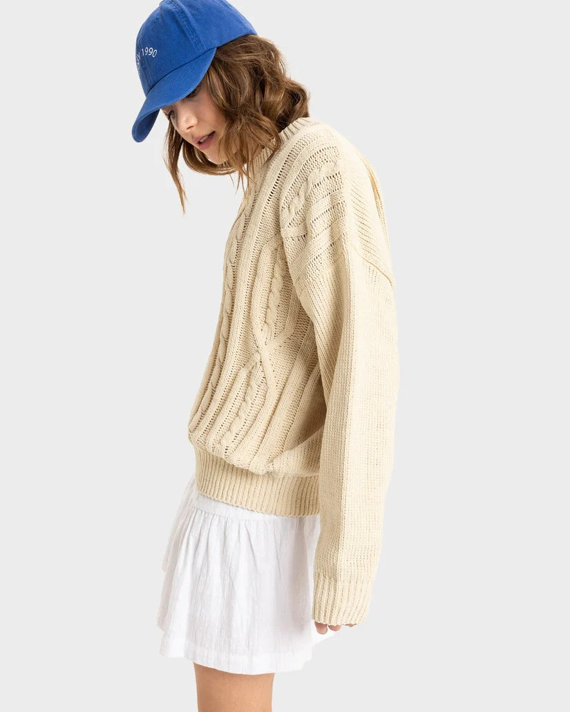 ROXY Womens Missing The Waves Crew Neck