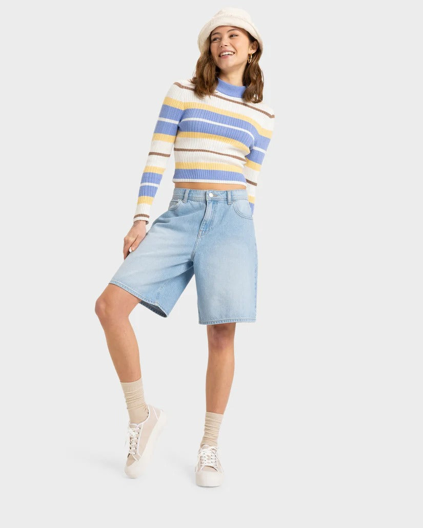 ROXY Womens Playa Morning Crew Neck