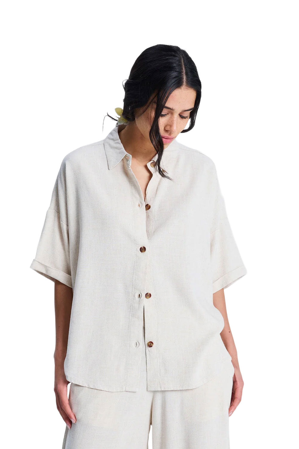 ROXY Womens Beachy Short Sleeve Shirt