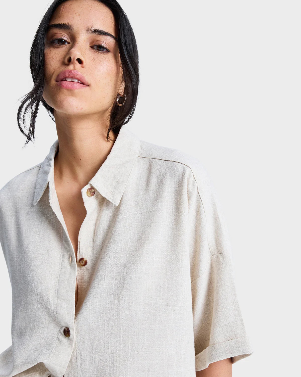 ROXY Womens Beachy Short Sleeve Shirt