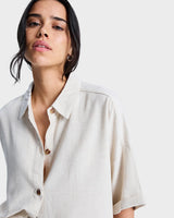ROXY Womens Beachy Short Sleeve Shirt