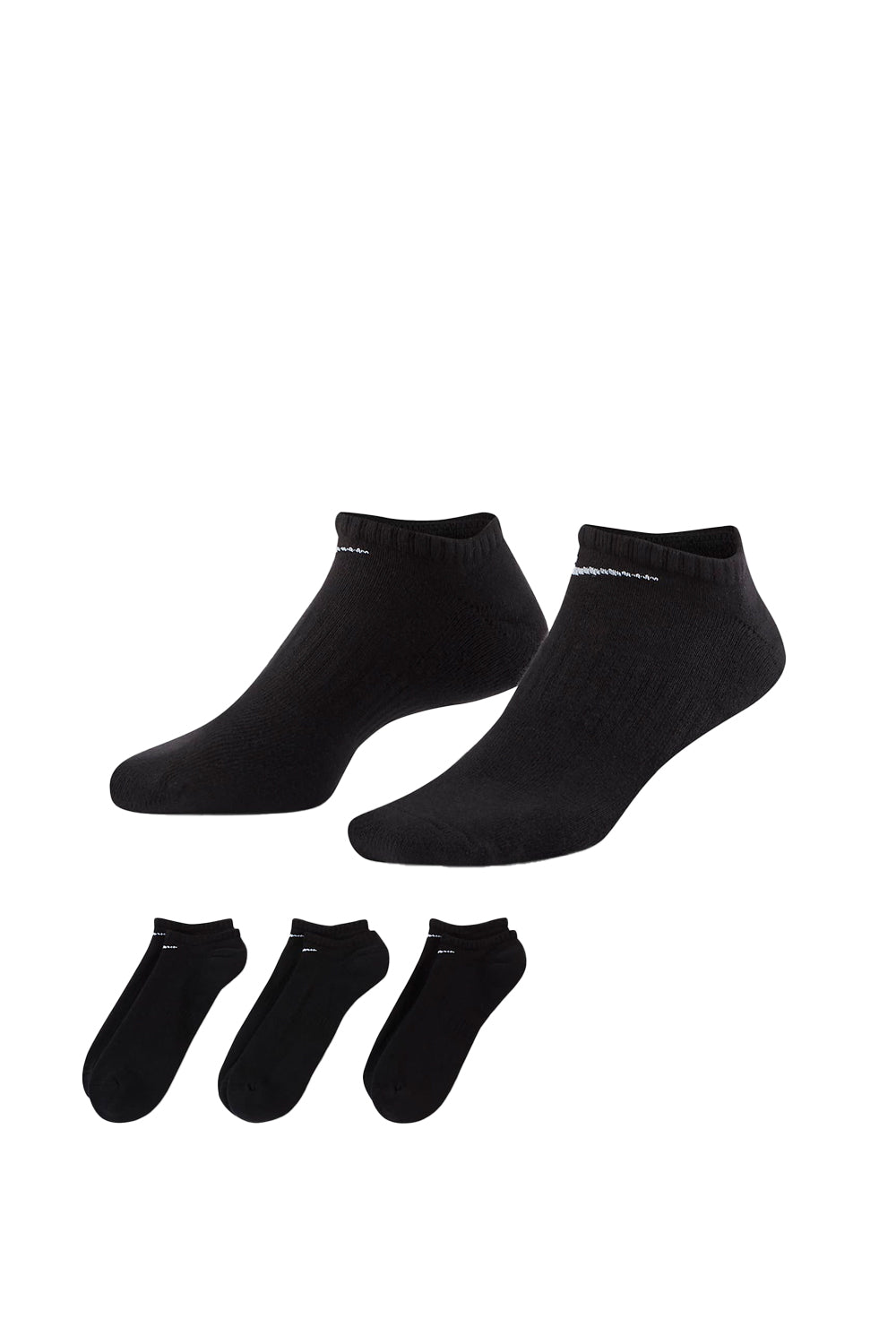 Nike Everyday Cushioned Training No-Show Socks - 3 Pack