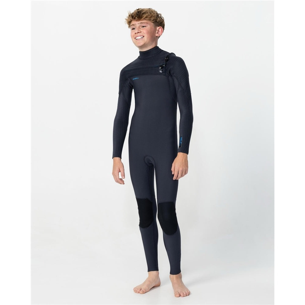 O'Neill Boys 4/3mm+ Hyperfreak Chest Zip Steamer