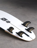 Machado Groove Futures Black/Wood - Thruster Fin Set