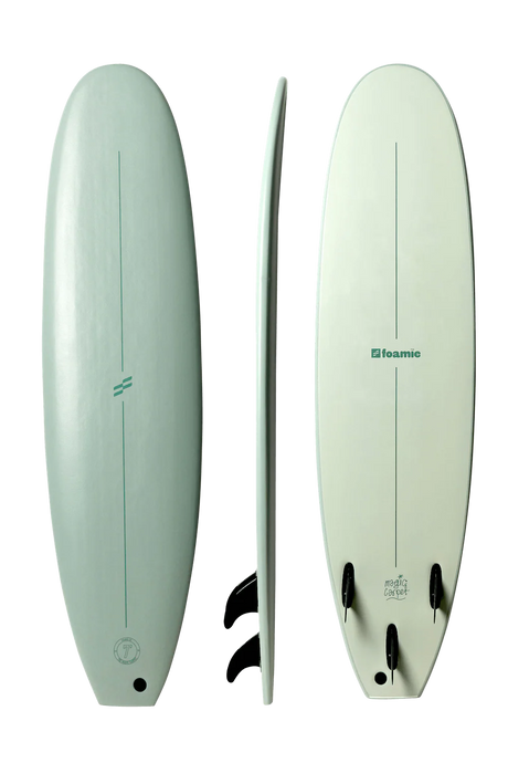 7ft Foamie Magic Carpet Softboard - Fins Included