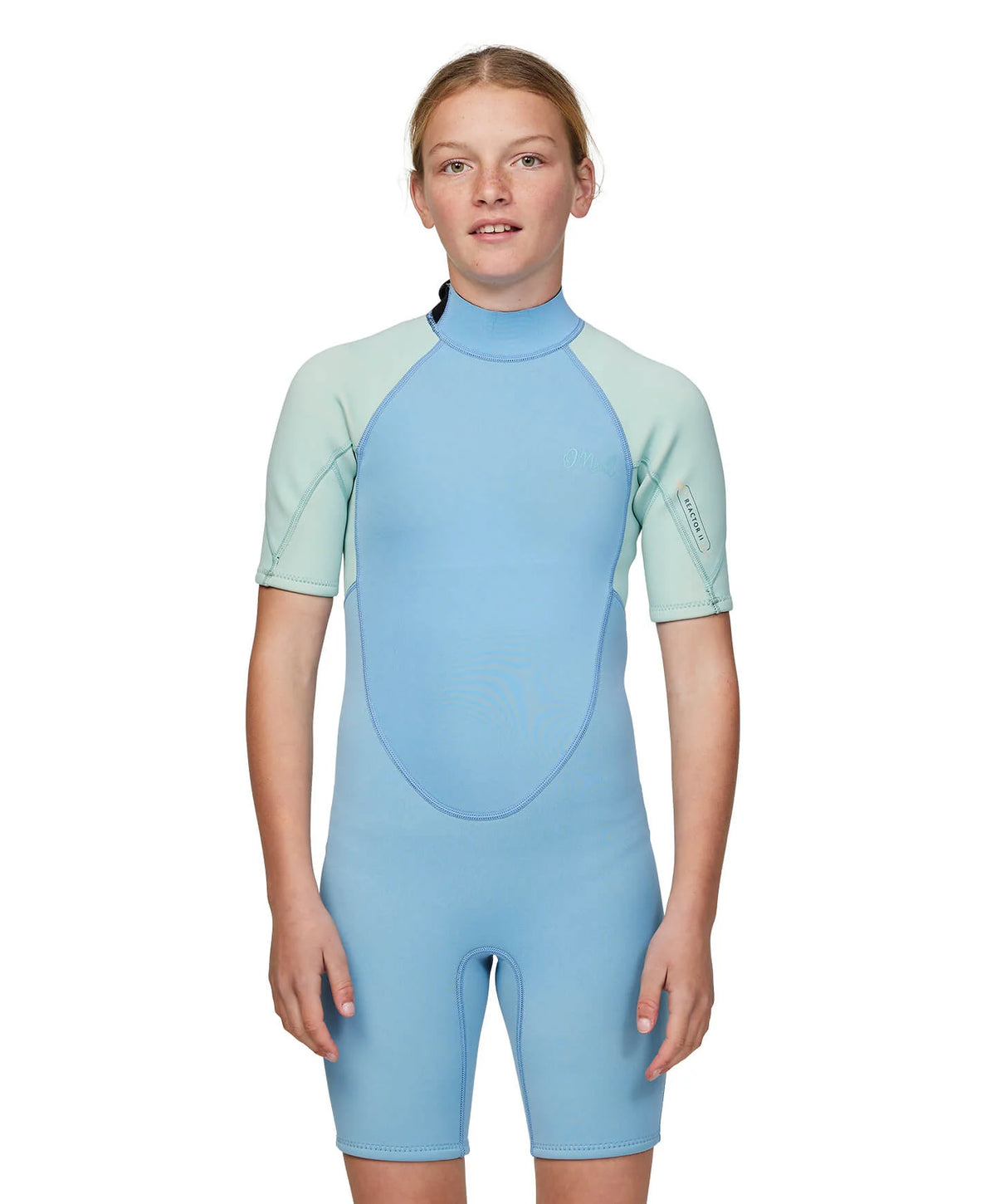 O'Neill Girls Reactor 2mm Back Zip Short Sleeve Spring Suit