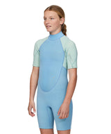 O'Neill Girls Reactor 2mm Back Zip Short Sleeve Spring Suit