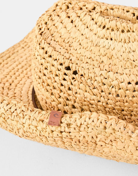 Rip Curl Crushable Straw Cowgirl Hat