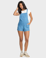 Billabong Womens Beach Crush Denim Overalls