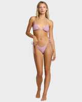 RVCA Womens Grow Together Halter Tri Bikini Top