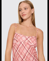 Thrills Tarnished Rose Mini Dress