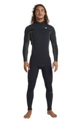 Billabong Mens 3/2mm Absolute Natural Chest Zip Steamer