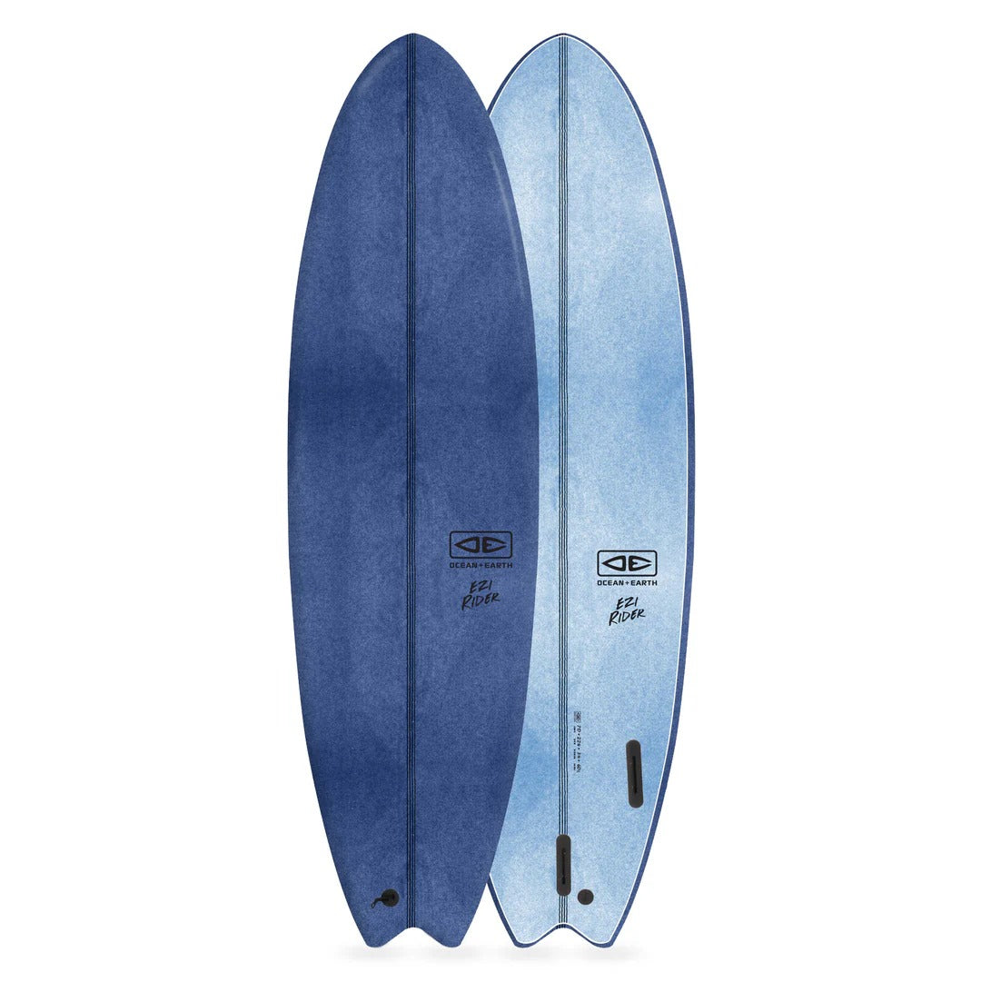 7ft Ocean & Earth Ezi Rider Softboard - Comes with fins