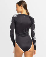 ROXY Womens Mineral Long Sleeve One Piece Swimsuit