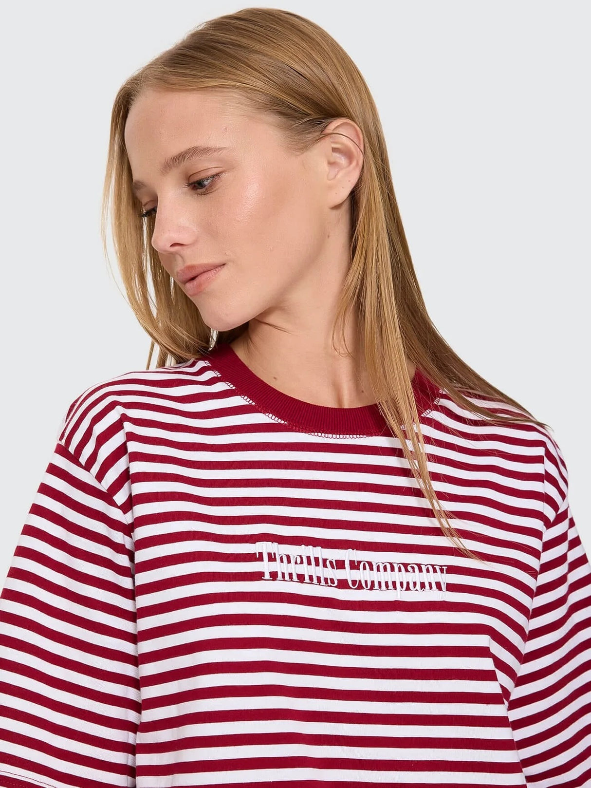 Thrills Primitive Stripe Square Tee