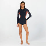 O'Neill Women's Hyperfreak Front Zip Long Sleeve 2mm Springsuit -  SIENNA LINEN