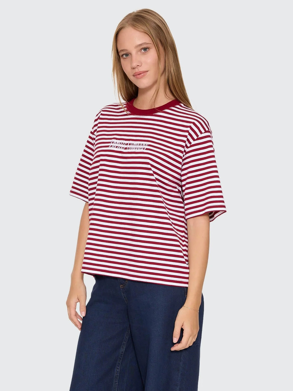 Thrills Primitive Stripe Square Tee