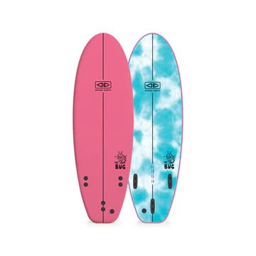 5'6 Ocean & Earth Bug Softboard - Comes with fins