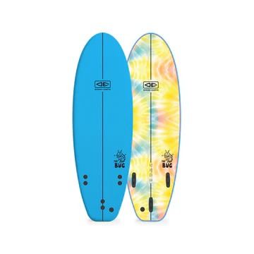 5'6 Ocean & Earth Bug Softboard - Comes with fins