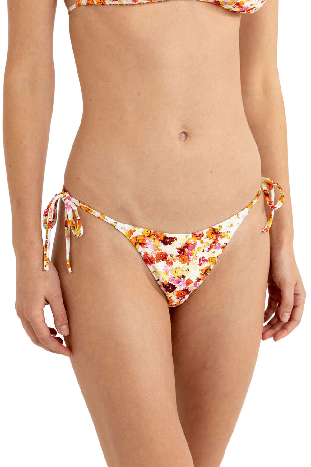 Rhythm Haven Floral Tie Side Hi Cut Pant