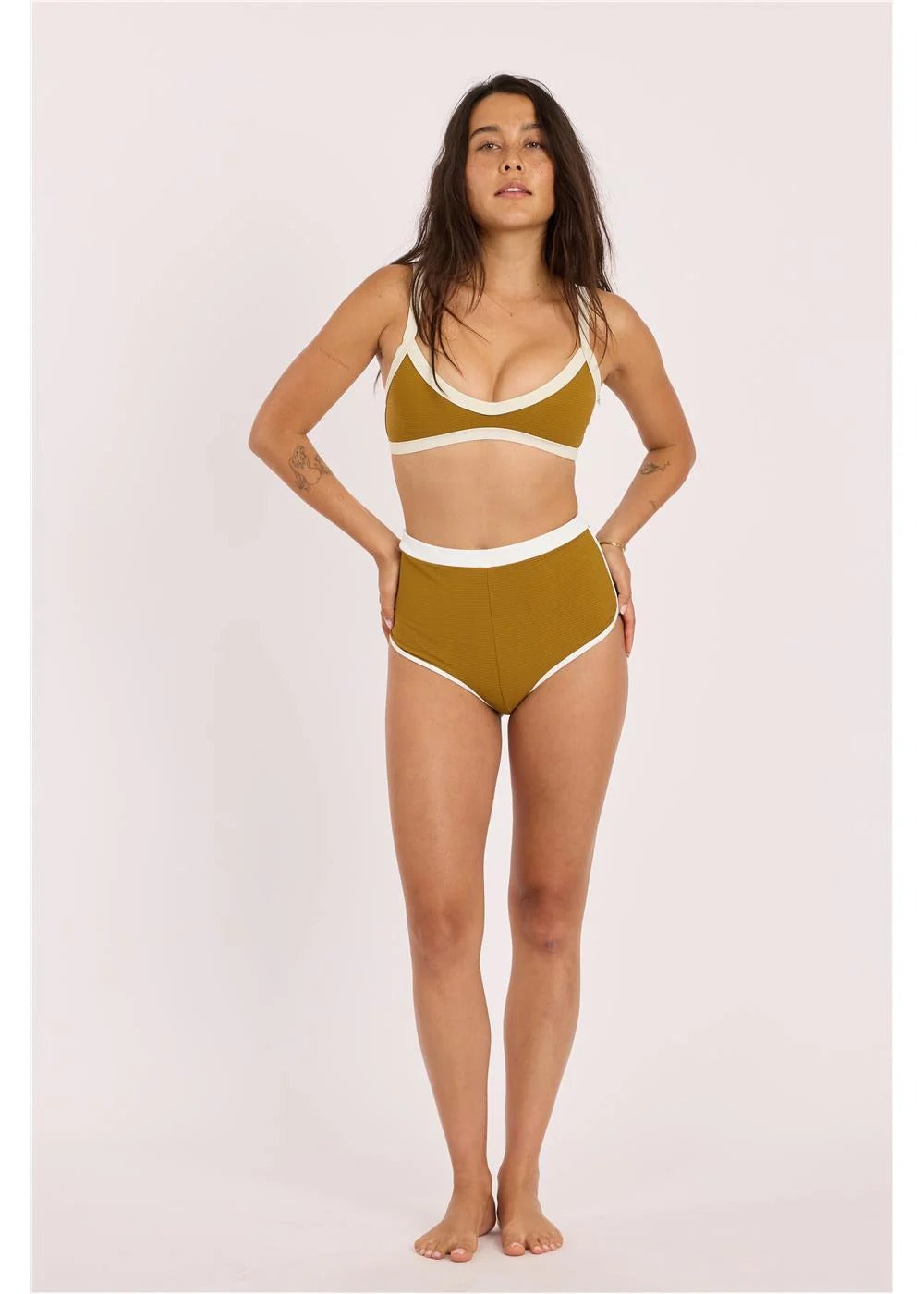 Sisstrevolution Rising Tides High Waist Short Swim Bottom