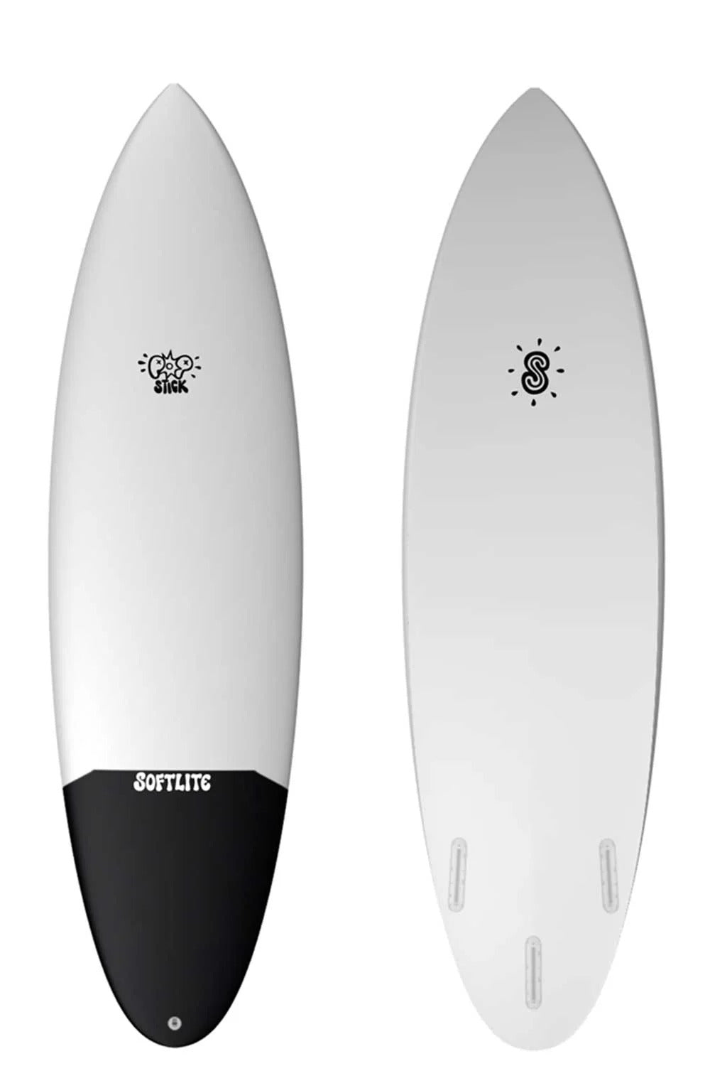 5'8 Softlite Pop Stick Hybrid Softboard – Sanbah Australia