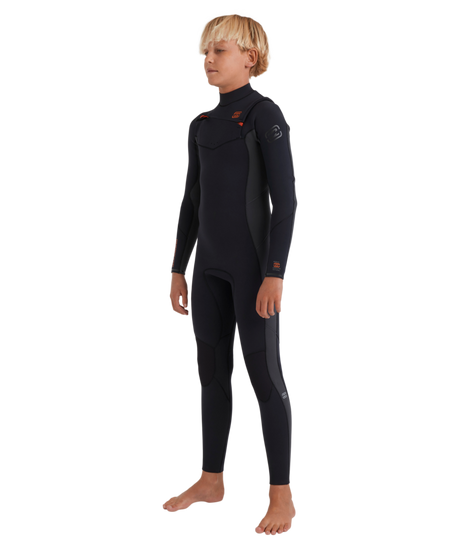 Billabong Boys 4/3mm Absolute Natural Chest Zip Steamer