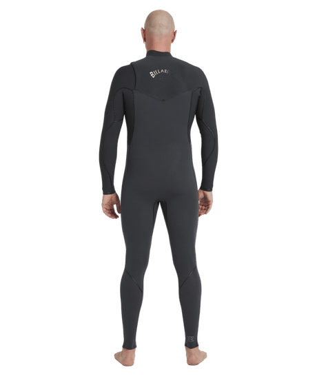 Billabong Mens 3/2mm Furnace Natural Chest Zip Steamer