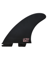 FCS 2 Sky Brown PC Tri Fin Set