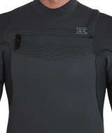 Billabong Mens 3/2mm Furnace Natural Chest Zip Steamer