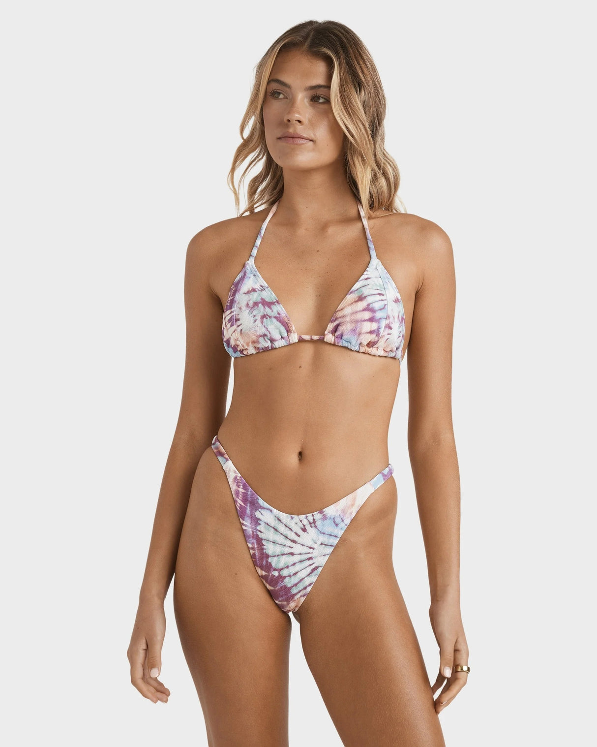 Billabong Womens Dyed Pretty Panelled Triangle Bikini Top