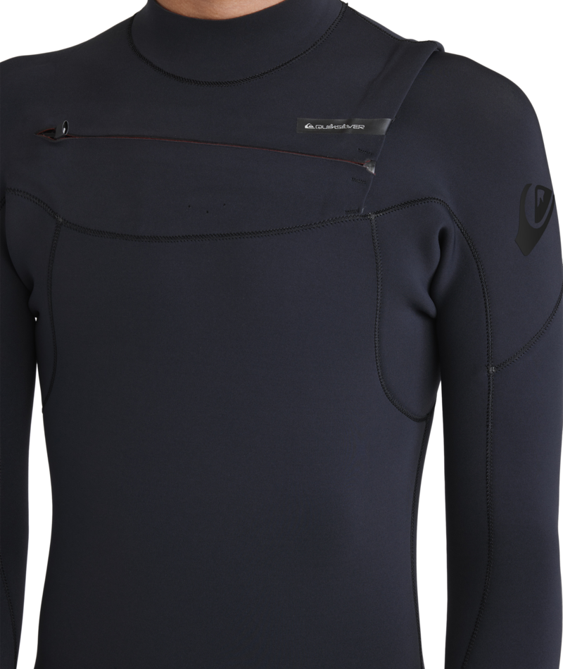 Quiksilver Mens 3/2mm Everyday Sessions Chest Zip Steamer