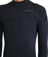 Quiksilver Mens 3/2mm Everyday Sessions Chest Zip Steamer