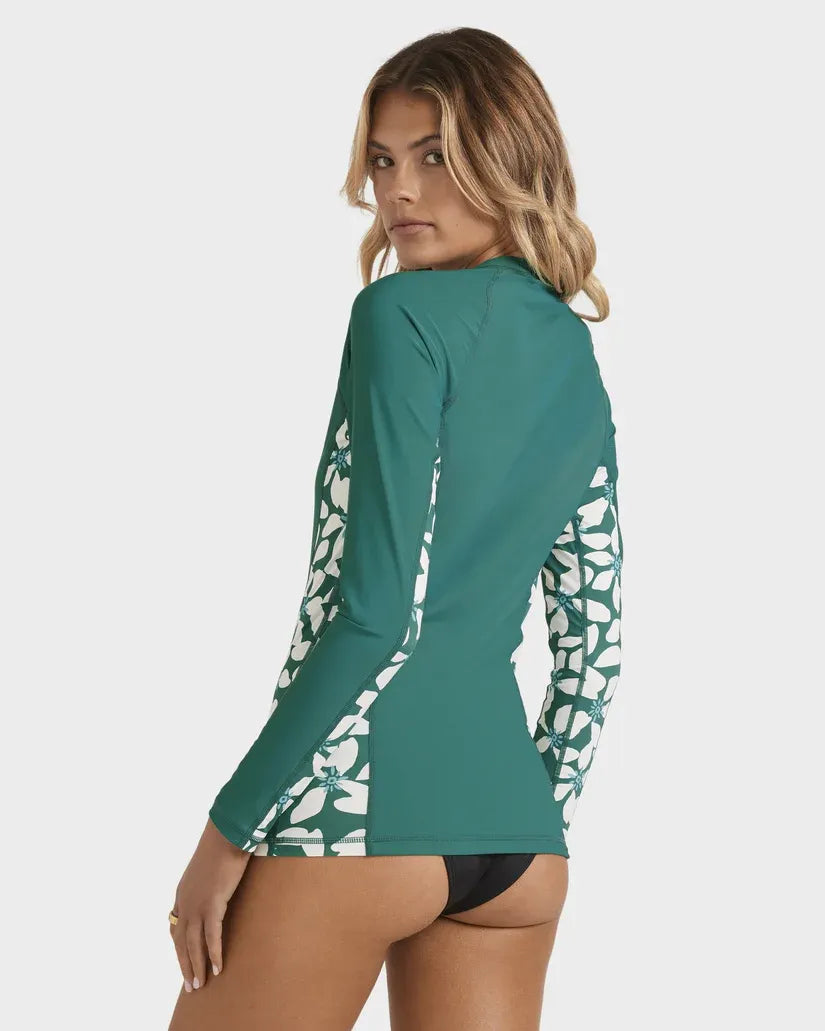 Billabong Womens Reek Break UPF 50 Long Sleeve Rash Vest