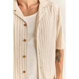 Rhythm Benny Relaxed Stripe S/S Shirt